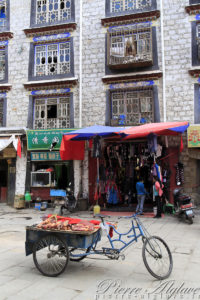 Quartier du Barkhor à Lhassa Quartier du Barkhor à Lhassa