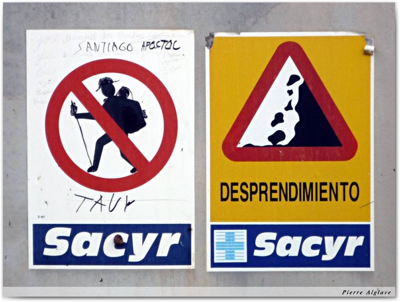 Interdit aux pèlerins !