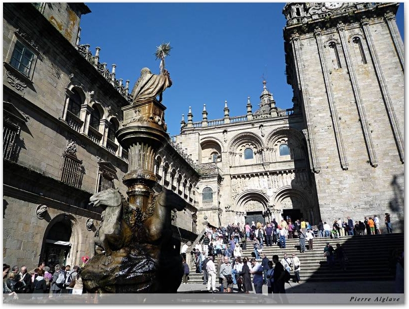 Façade sud ou das Praterías