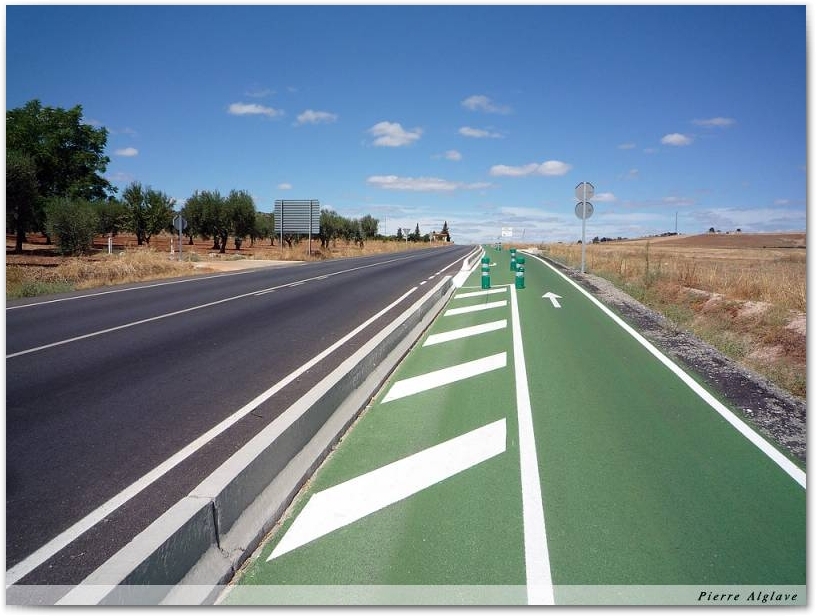 Une belle piste cyclable