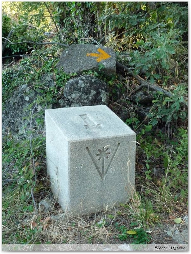 Les bornes dans la région de Salamanque