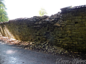 Le mur d'enceinte de l'Abbaye de Clairvaux