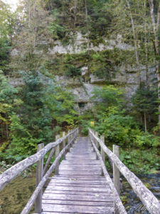 Les gorges de l'Orbe