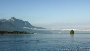 Île de Peilz au large de Villeneuve