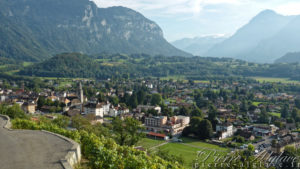 Arrivée à Bex