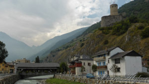 Arrivée à Martigny