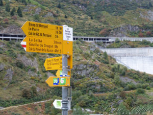 La route et son pare-avalenche