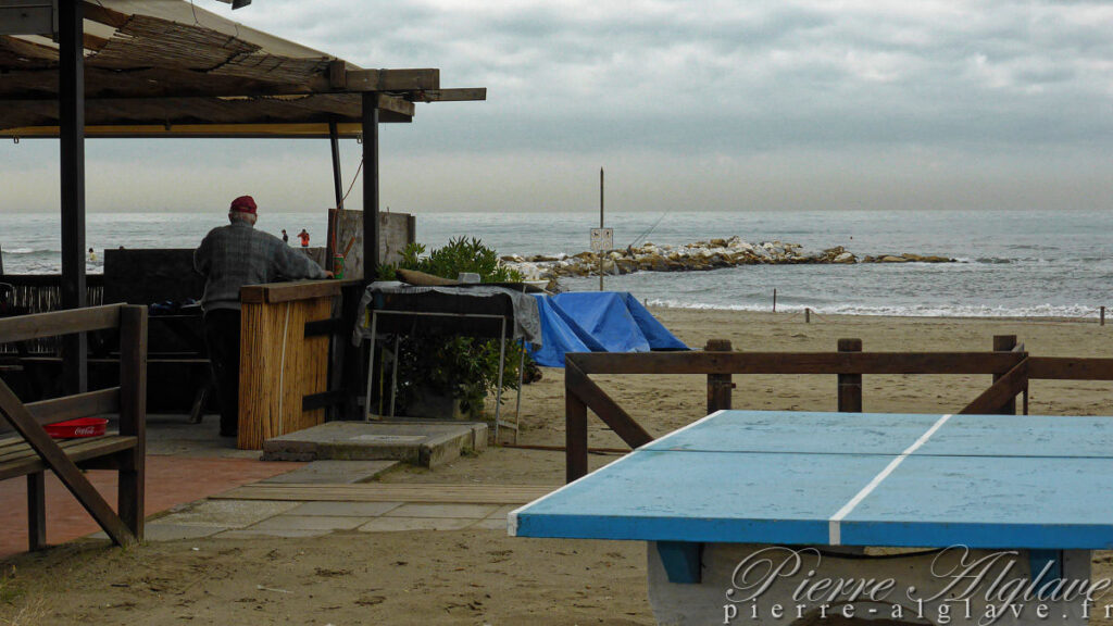Club de plage à Marina di Massa