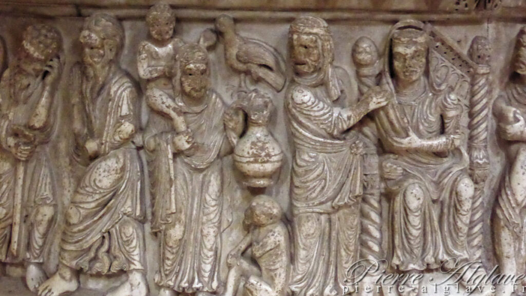 Fonts baptismaux du XIIe siècle - Détail - Basilique San Frediano