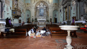 À l'intérieur de l'Abbaye San Salvadore à Fucecchio