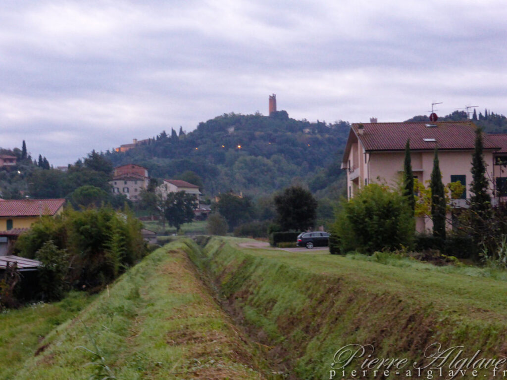En route vers San Miniato, le haut