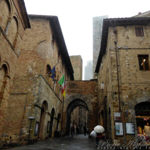 Arrivée à San Gimignano