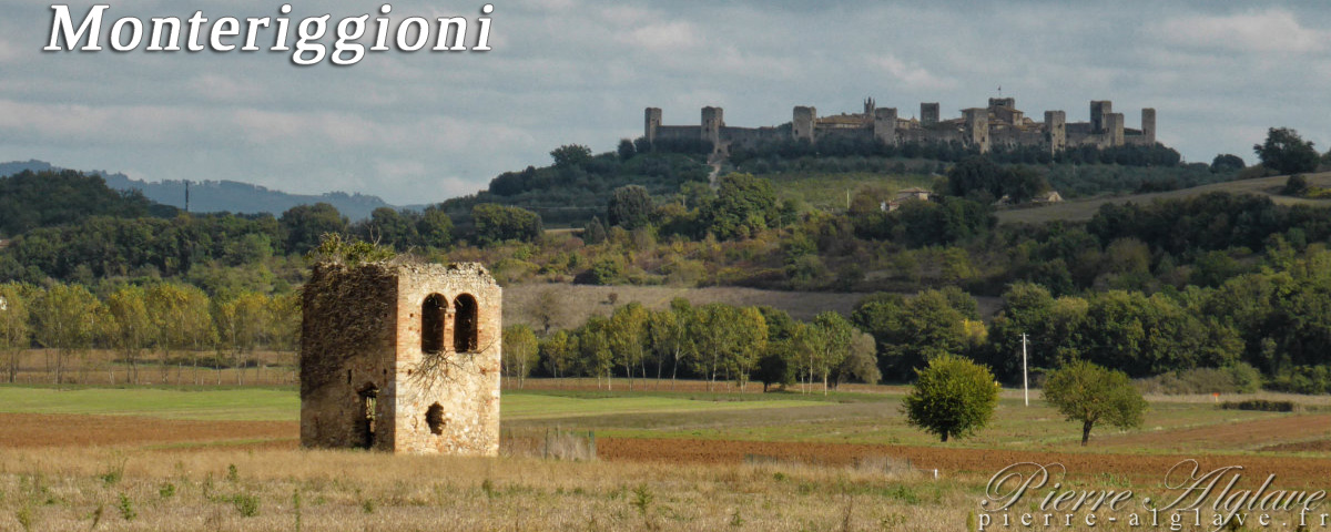 Monteriggioni une étape sur la Via Francigena