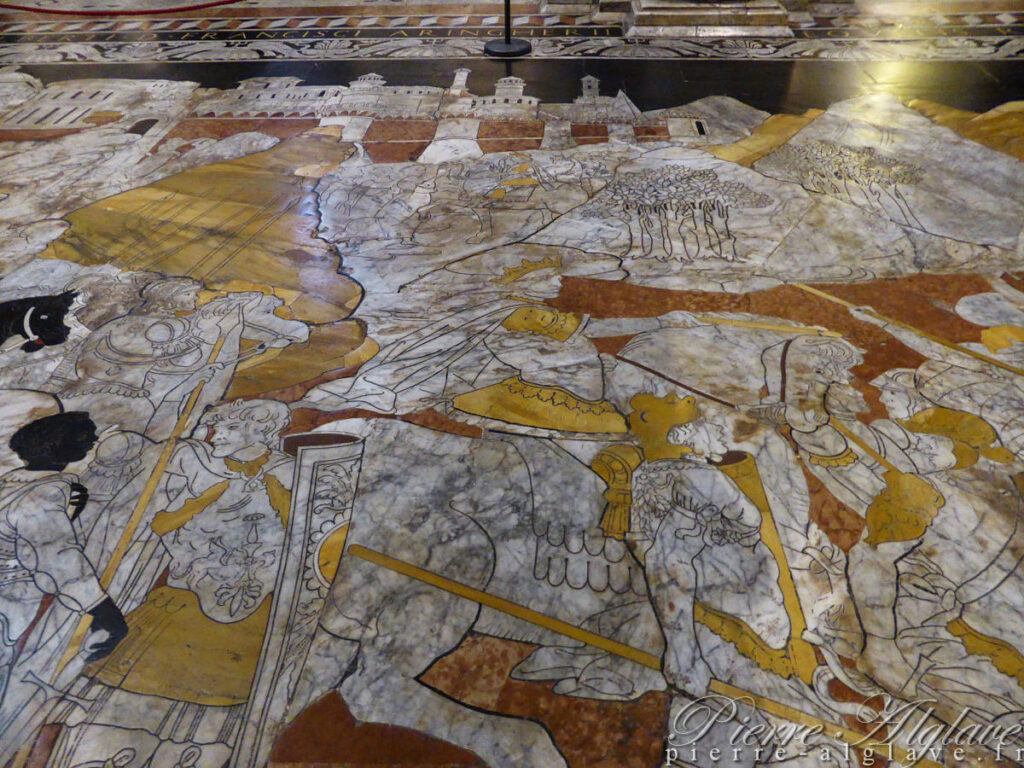 Cathédrale Santa Maria Assunta : marqueterie de marbre