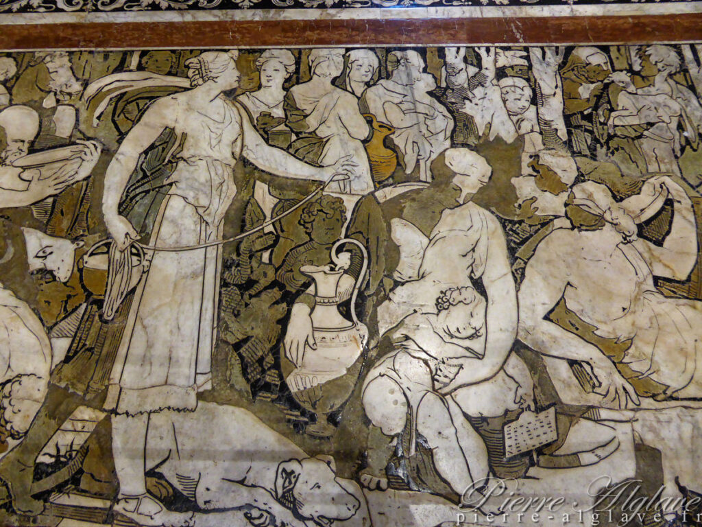 Cathédrale Santa Maria Assunta : marqueterie de marbre