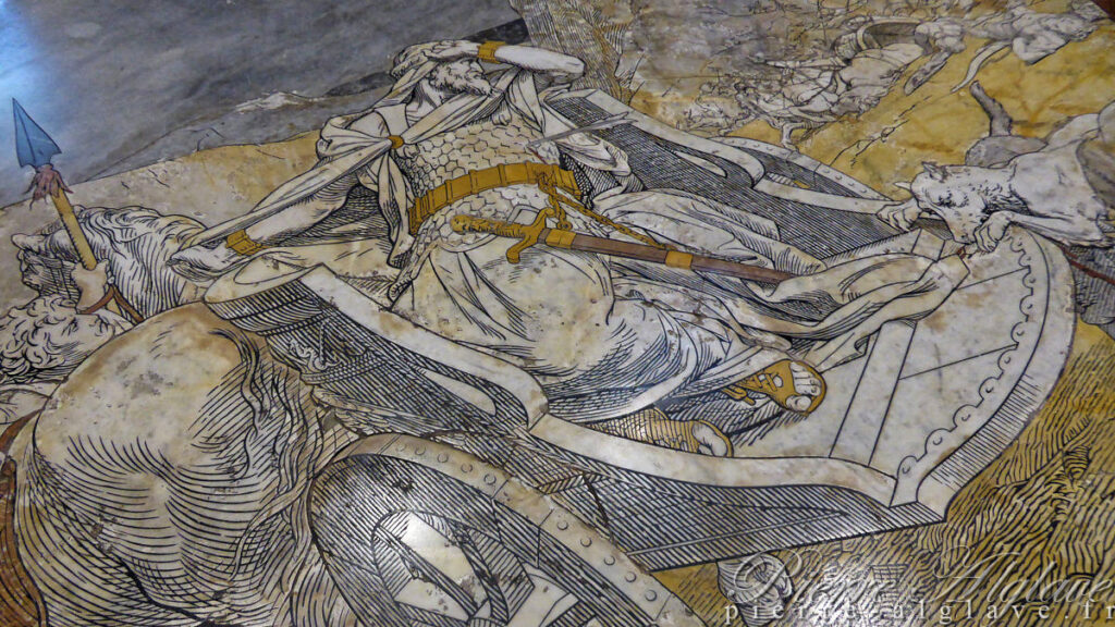 Cathédrale Santa Maria Assunta : marqueterie de marbre