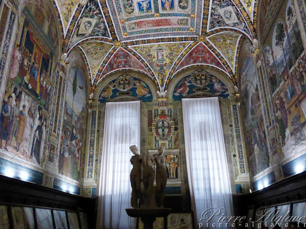 La bibliothèque Piccolomini