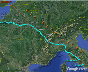 Bolsena, une étape sur la Via Francigena