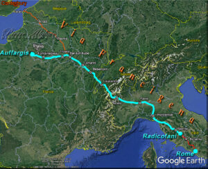 Radicofani, une étape sur la Via Francigena