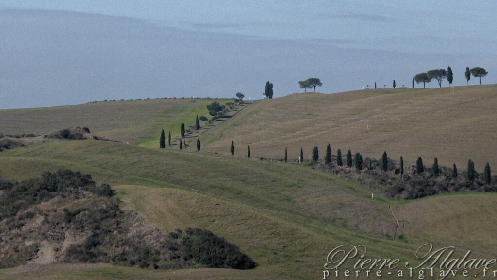 En chemin sur la Via Francigena