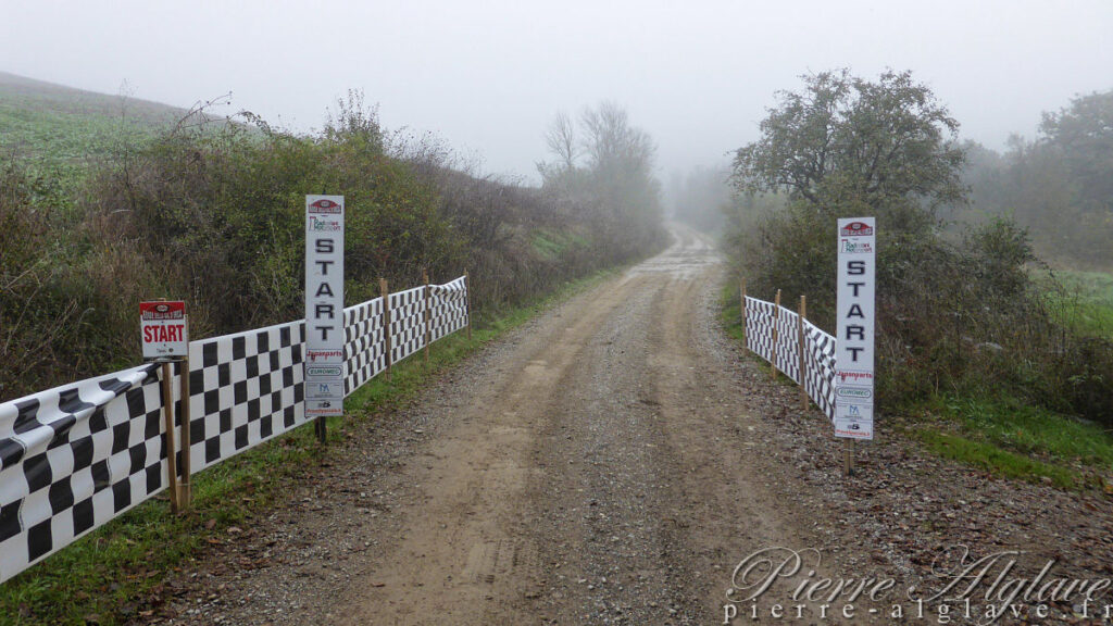 Rallye automobile à Radicofani