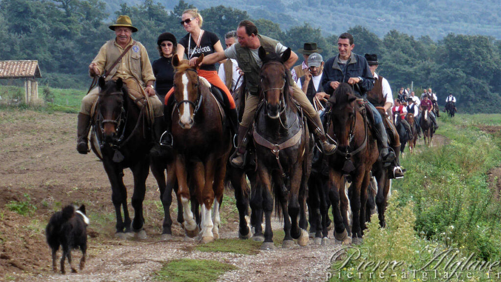 Rencontre sur la Via Francigena