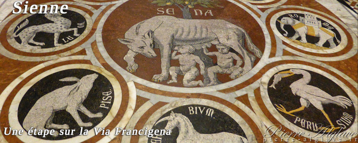 Sienne une étape sur la Via Francigena