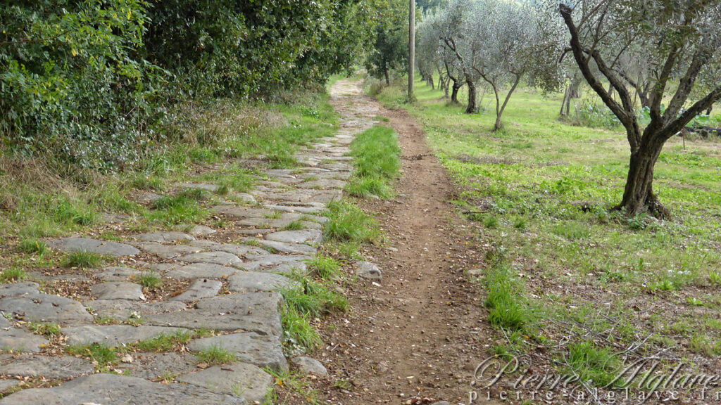 En chemin sur la Via Francigena