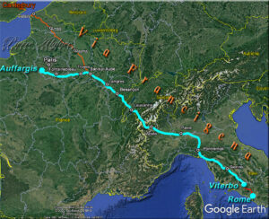 Viterbo, une étape sur la Via Francigena