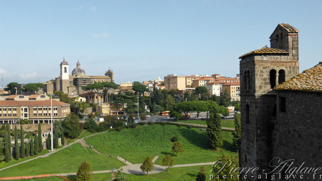 Viterbo vu du Le Palais des Papes