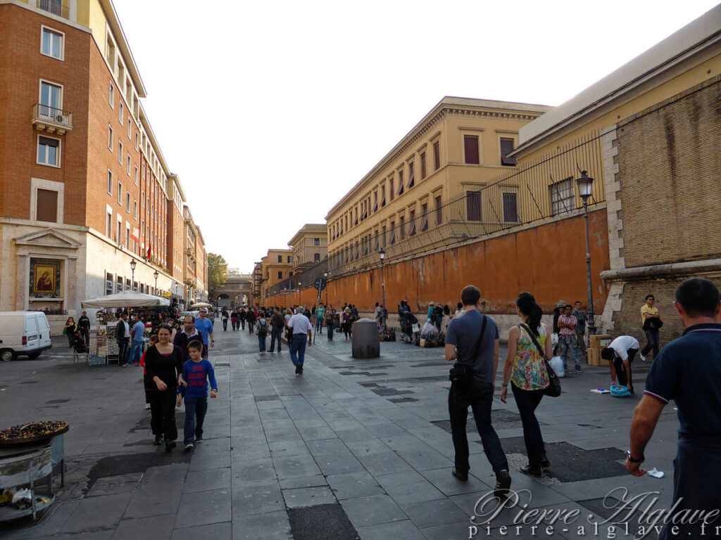 Arrivée au Vatican