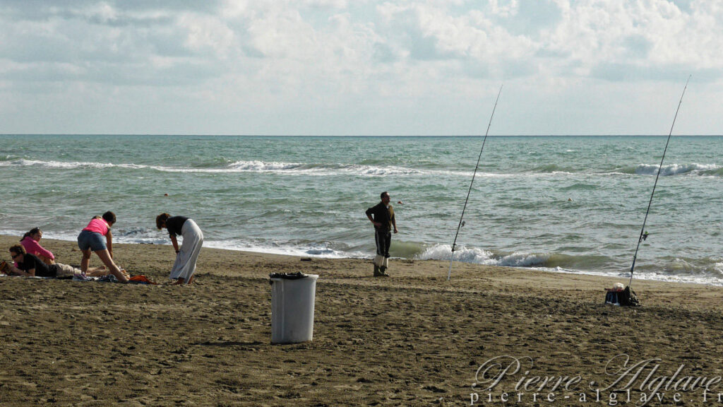 La plage du Lido d'Ostie