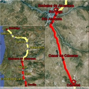 Étape Alcantara sur la Via de la Plata