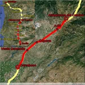 Étape Aldeanueva sur la Via de la Plata