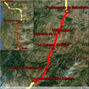 Étape Fuenterroble de Salvatierra sur la Via de la Plata