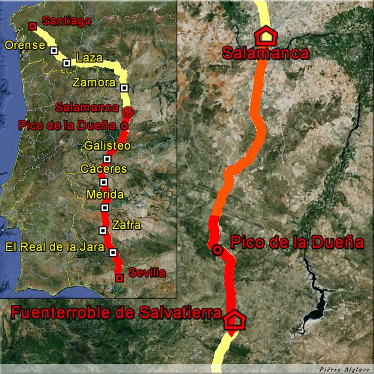 De Fuenterroble de Salvatierra à Salamanque : 15 km + 40 km