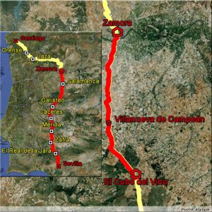 Étape Zamora sur la Via de la Plata