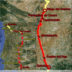 tape Riego del Camino sur la Via de la Plata