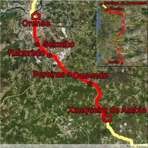 Étape Ourense sur la Via de la Plata