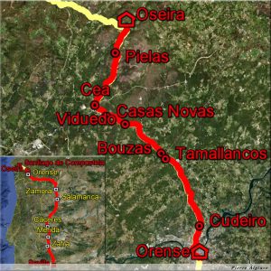 Étape Oseira sur la Via de la Plata